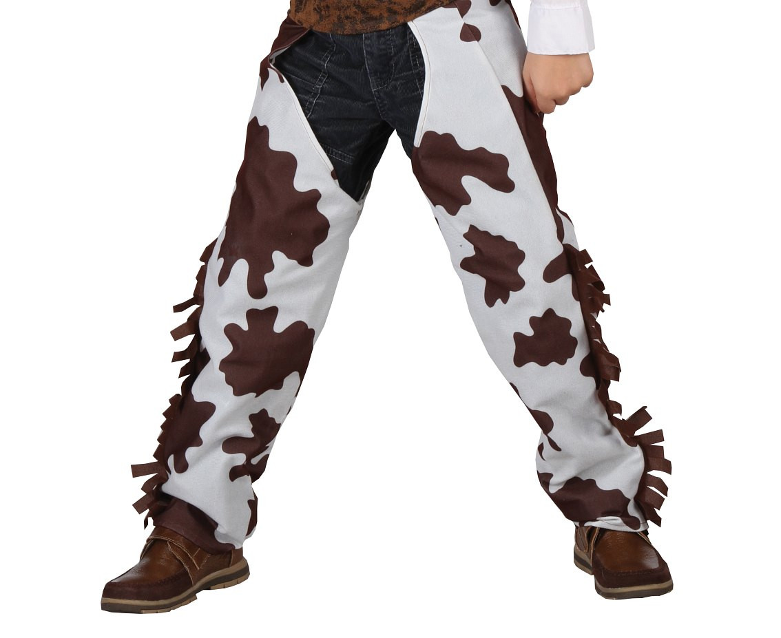 Role play-set for kids Cowboy (vest, chaps, hat, bandanna), size 110/120 cm